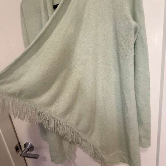Lilly Pulitzer Fringed Drape Cardigan – Mint Green (Size M) - Picture 5 of 10